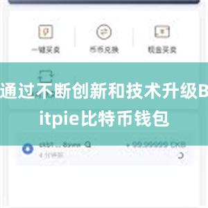 通过不断创新和技术升级Bitpie比特币钱包